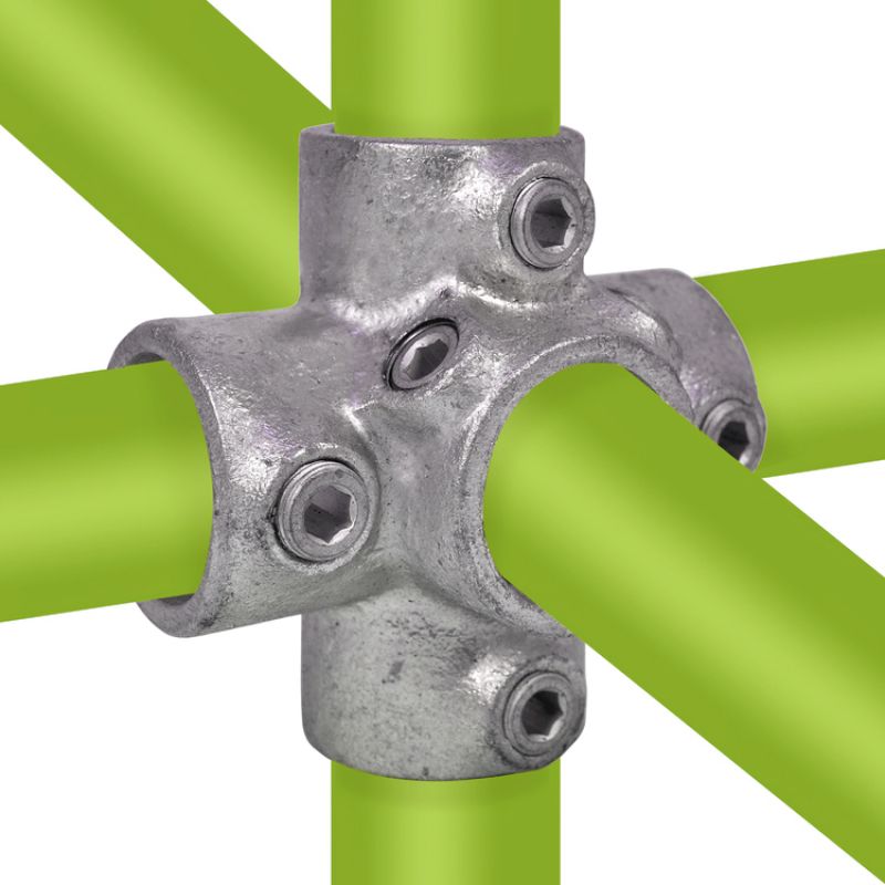 Tubular Kreuz-Verbinder 4-Wege